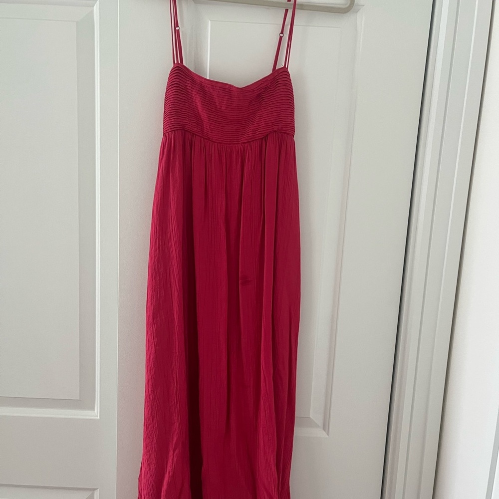 Abercrombie & Fitch Red Maxi Dress